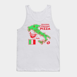 Delicious Italian Pizza Tank Top